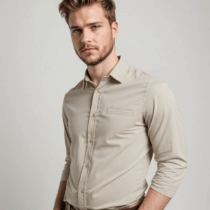 Camisa Slim Lisa Beige