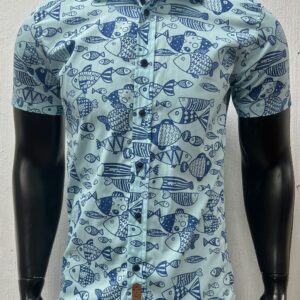 Camisa Slim Manga Corta 10