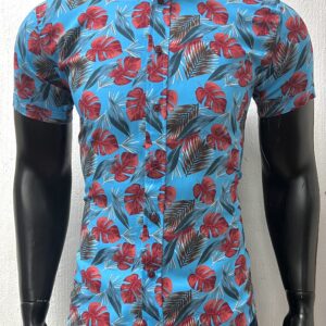 Camisa Slim Manga Corta