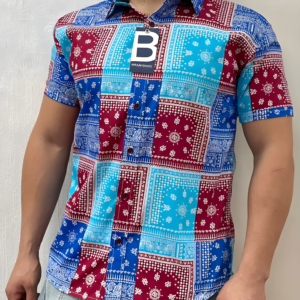 Camisa Slim Manga Corta 13