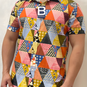 Camisa Slim Manga Corta 15