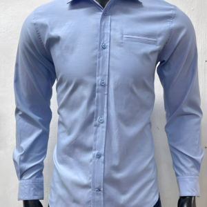 Camisa Slim Lisa Azul C