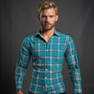 Camisa Slim Manga Larga