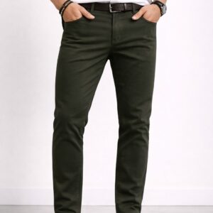 PANTALON DE GABARDINA VERDE