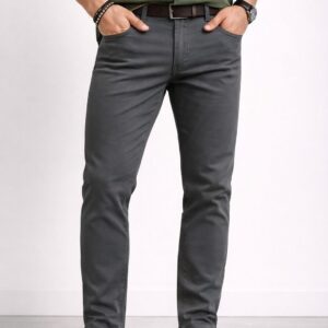 PANTALON DE GABARDINA GRIS