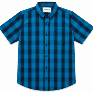 Camisa Hombre Manga Corta Amplia — Cuadros marinos