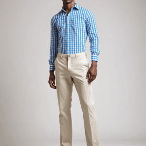Camisa Slim Manga Larga