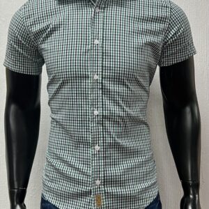 Camisa Slim Manga Corta