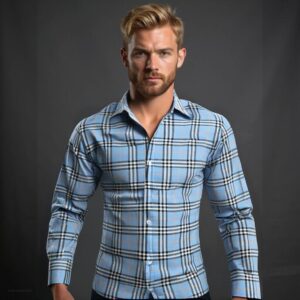Camisa Slim Manga Larga