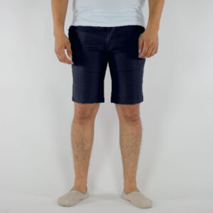 BERMUDA DE GABARDINA SLIM MARINO