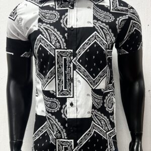Camisa Slim Manga Corta