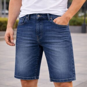 BERMUDA DE MEZCLILLA SLIM
