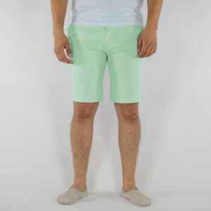 BERMUDA DE GABARDINA SLIM MENTA