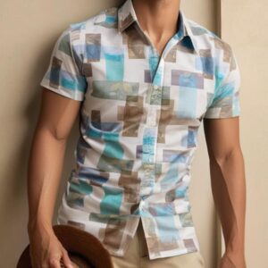 CAMISA SLIM MANGA CORTA