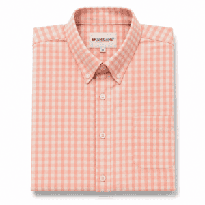 Camisa Hombre Manga Larga Talla Extra — Cuadro Melón