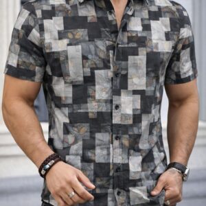 CAMISA SLIM MANGA CORTA