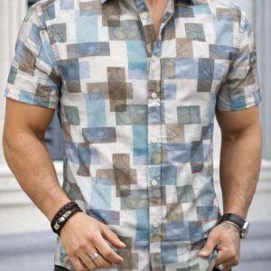 CAMISA SLIM MANGA CORTA
