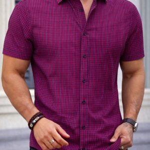 CAMISA SLIM MANGA CORTA
