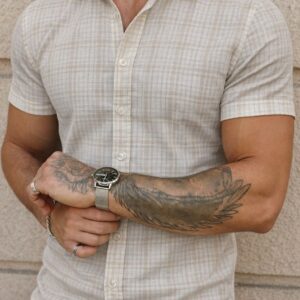 CAMISA SLIM MANGA CORTA