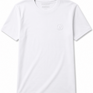 Playera Cuello Redondo Hombre — Blanca — Corte Slim
