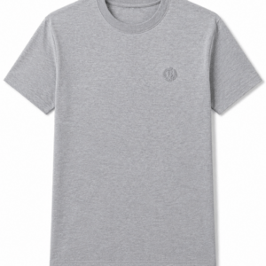 Playera Cuello Redondo Hombre — Gris — Corte Slim