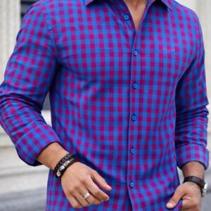 CAMISA SLIM MANGA LARGA