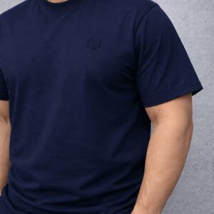 Playera Cuello Redondo Marino