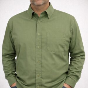 Camisa Regular Verde S