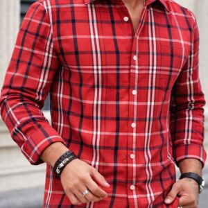 CAMISA SLIM MANGA LARGA