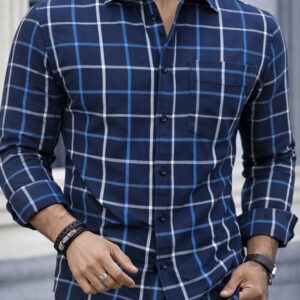 Camisa Slim Manga Larga