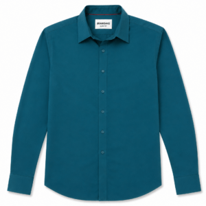 Camisa Hombre Manga Larga Lisa Drago — Corte Slim