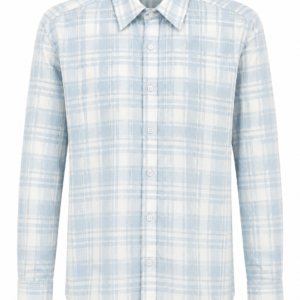 Camisa Hombre Manga Larga Cuadros – Niebla – Corte Slim
