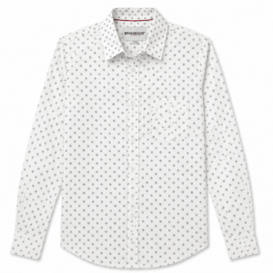 Camisa Hombre Manga Larga Corbatera – Blanca P N  – Corte Slim