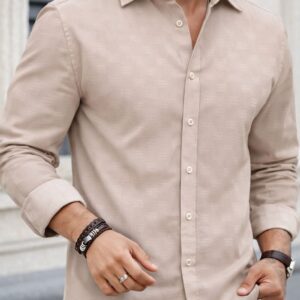 Camisa Slim Manga Larga