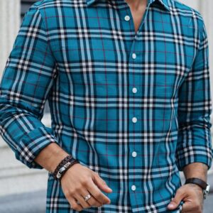 Camisa Slim Manga Larga