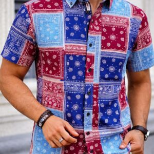 CAMISA SLIM MANGA CORTA