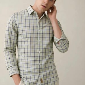 Camisa Slim Manga Larga
