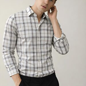 Camisa Slim Manga Larga