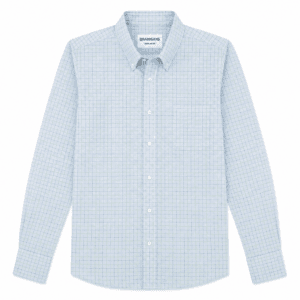 Camisa Hombre Manga Larga Amplia — Cuadros bajitos – Regular