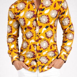 CAMISA SLIM MANGA LARGA