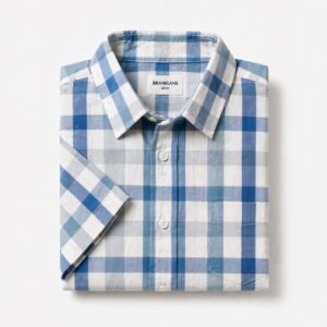 CAMISA M/C C. AZUL