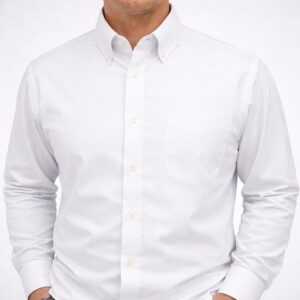 Camisa Regular Lisa Blanca