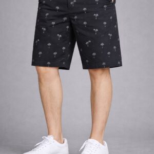 BERMUDA DE GABARDINA ESTAMPADA