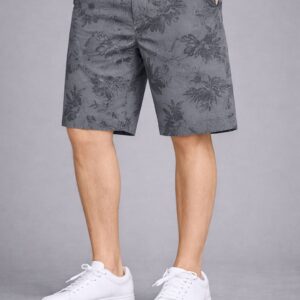 BERMUDA DE GABARDINA ESTAMPADA