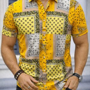 CAMISA SLIM MANGA CORTA