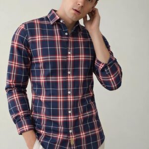 Camisa Slim Manga Larga