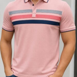 PLAYERA TIPO POLO ROSA