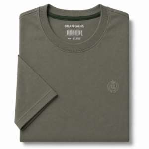 Playera Cuello Redondo Hombre Talla Extra — Verde — 2XL a 5XL