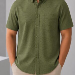 Camisa Amplia Manga Corta Corbatera V
