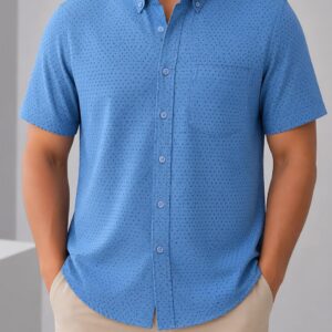 Camisa Amplia Corbatera Azul